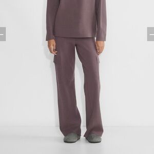 Wilfred Taupe Wide-Leg Pants Atlantis Cargo Pant